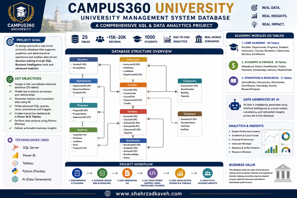 Campus360 (University Management System Database)